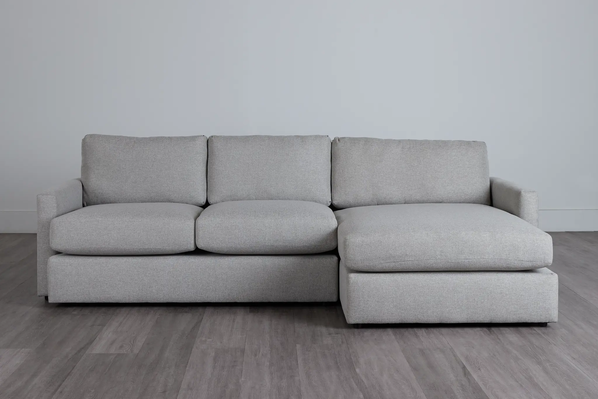 Noah Khaki Fabric Small Right Chaise Sectional Noah Khaki Fabric Small Right Chaise Sectional