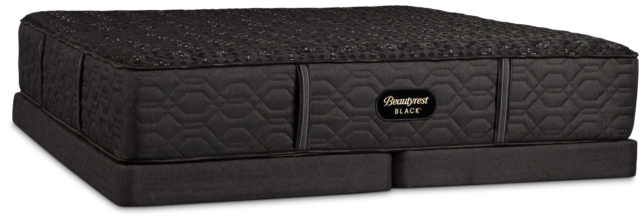 Beautyrest Black Series Three Extra Firm Low-profile Mattress Set