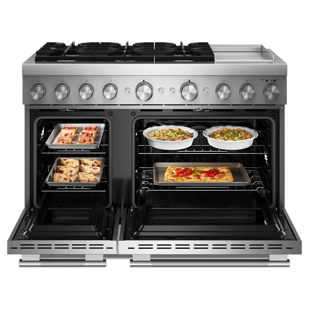 Kitchenaid 948 Series Stainless Steel Dual Fuel Range Kitchenaid 948 Series Stainless Steel Dual Fuel Range