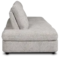 Mila Gray Fabric 3-piece Modular Power Sofa
