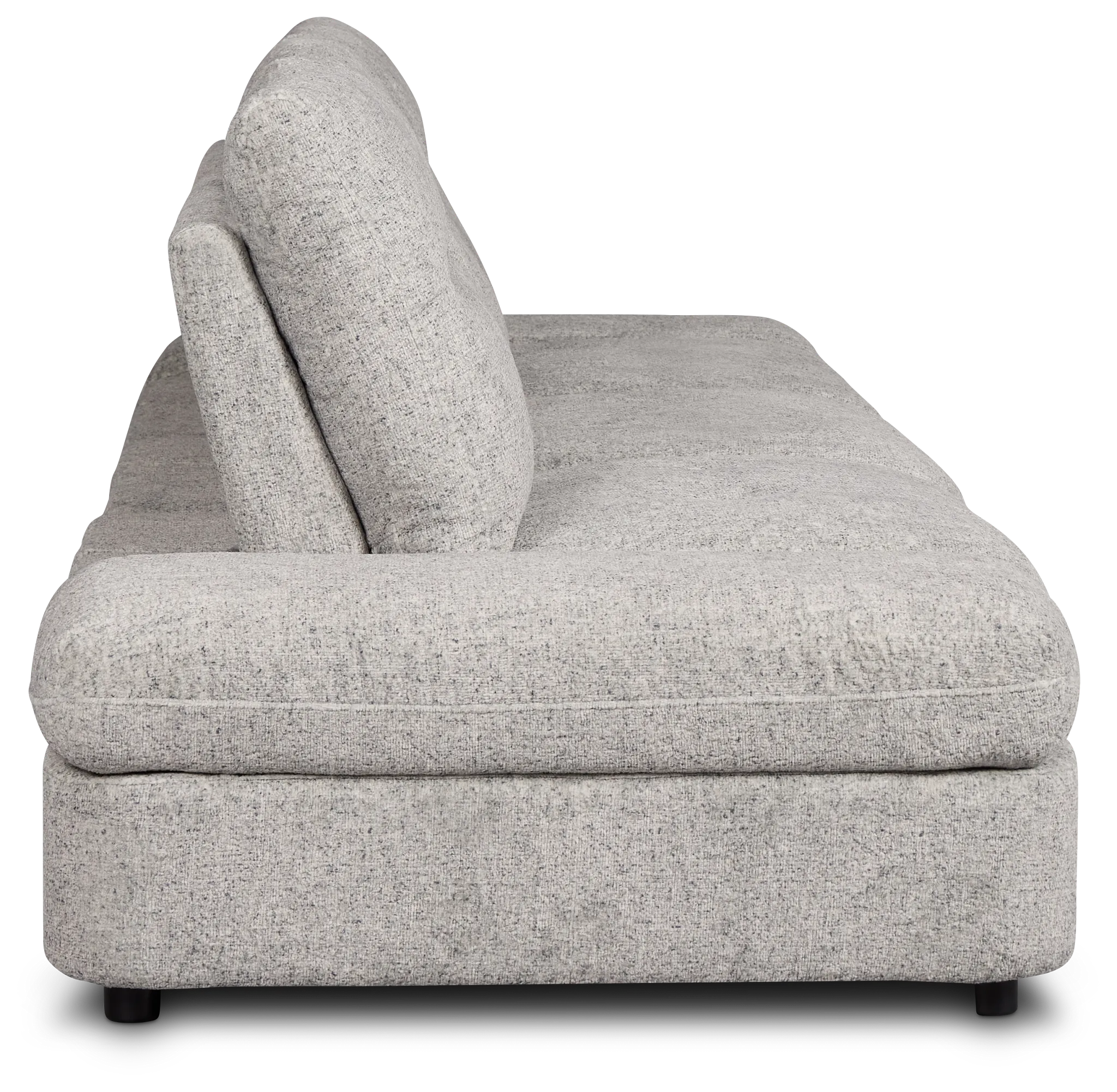 Mila Gray Fabric 3-piece Modular Power Sofa