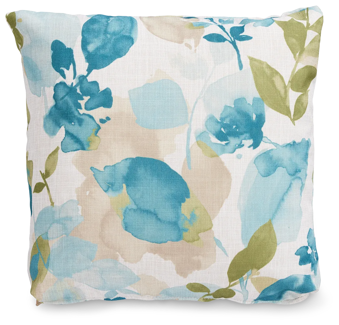 Wellstone Teal 18" Accent Pillow