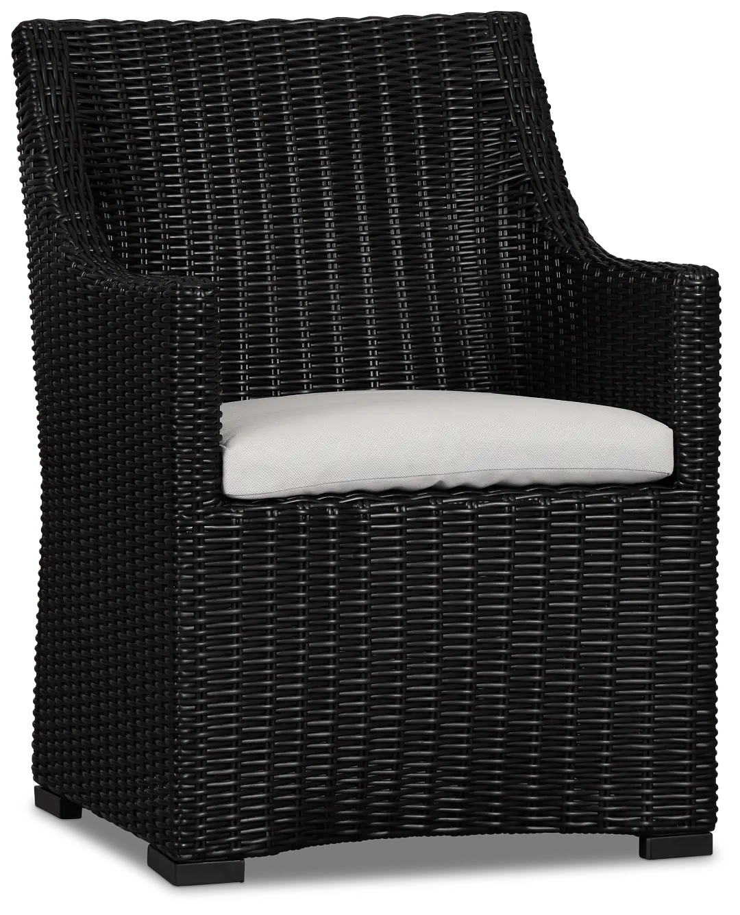 Montecito Black Cushioned Arm Chair Montecito Black Cushioned Arm Chair