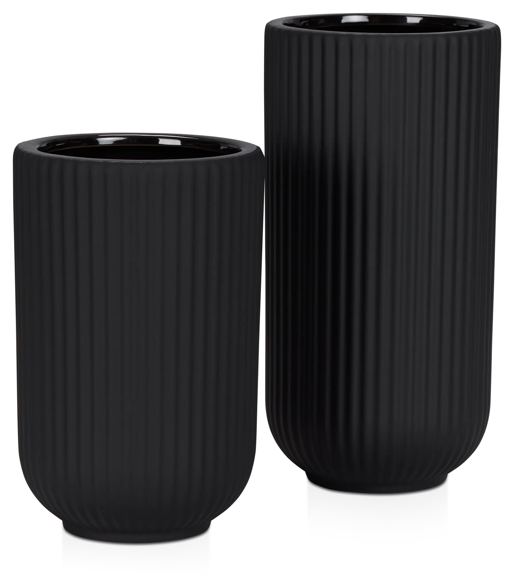 Rivi Black Medium Vase Rivi Black Medium Vase