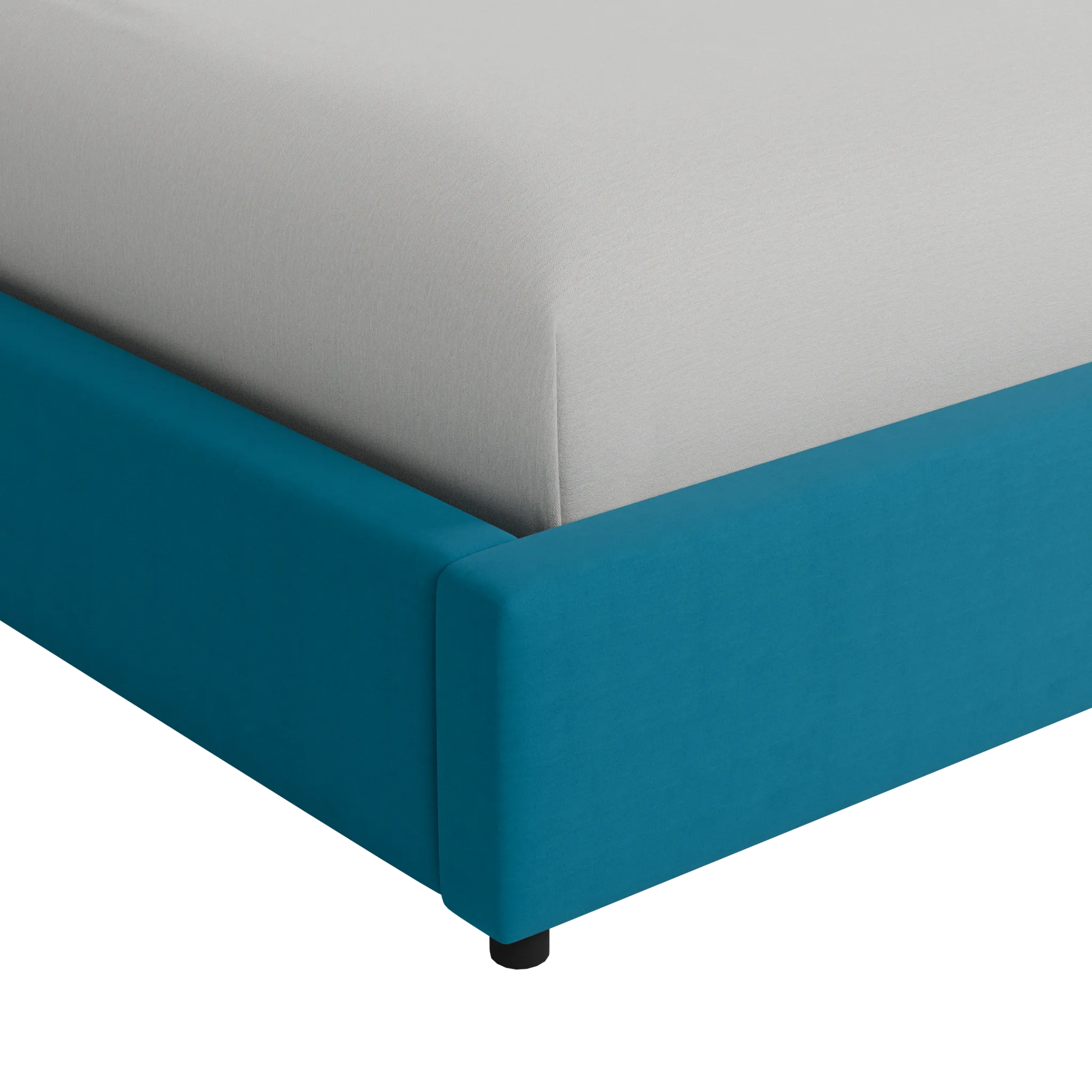 Grayton Joya Teal 44" Upholstered Platform Bed