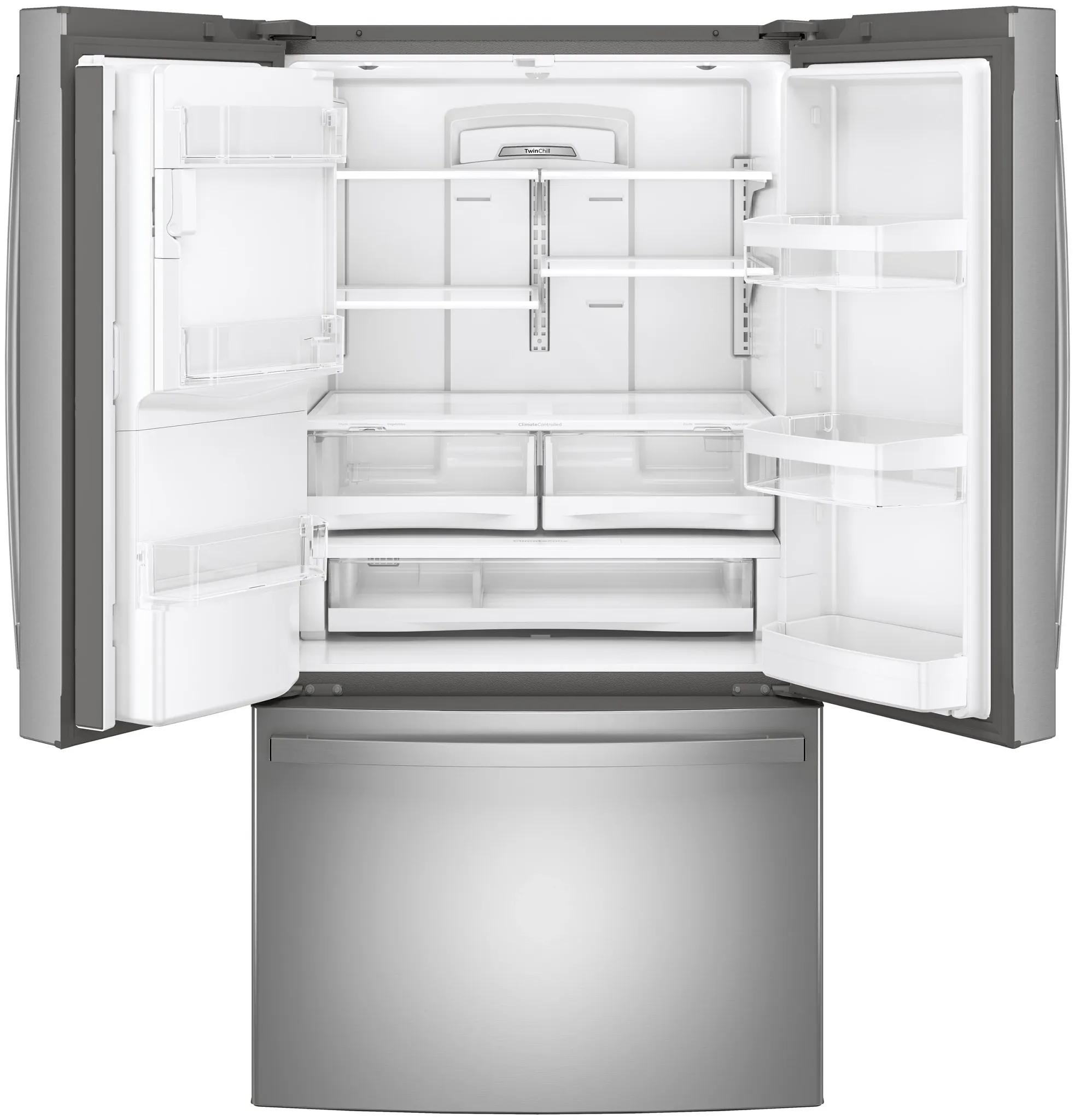 Ge Profile 28 Series Stainless Steel Bottom Freezer Refrigerator