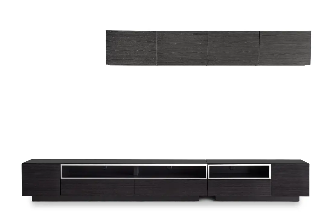 Vancouver 134" Dark Tone Dk Gray 6-piece Right Modular Entertainment Wall Vancouver 134" Dark Tone Dk Gray 6-piece Right Modular Entertainment Wall