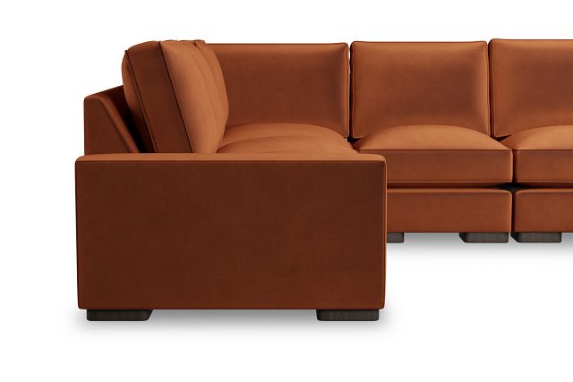 Edgewater Joya Orange Medium Two-arm Sectional