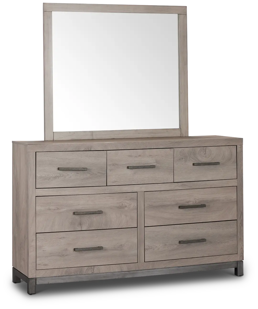 Evanston Gray Dresser & Mirror Evanston Gray Dresser & Mirror