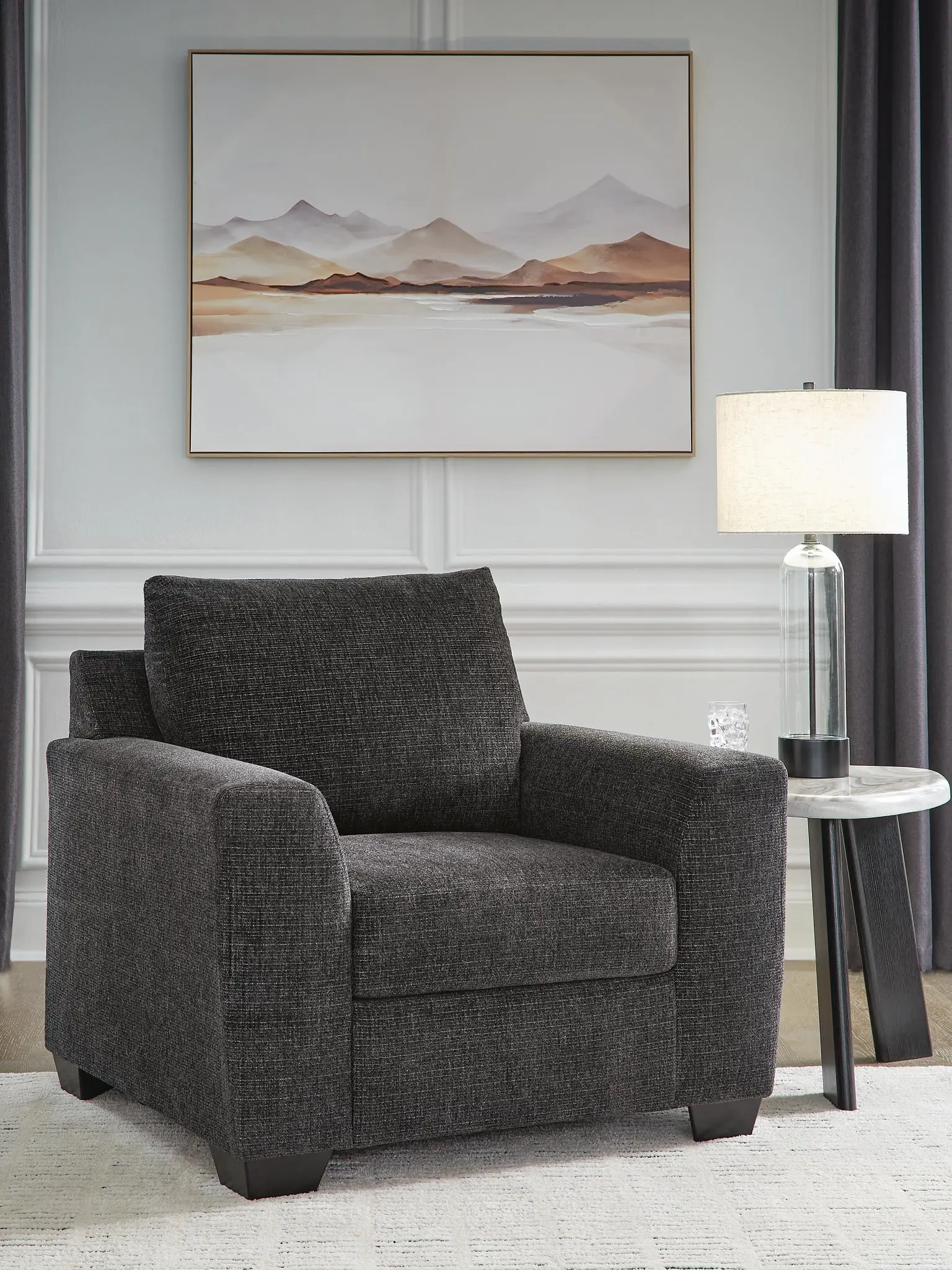 Loreo Dark Gray Micro Chair Loreo Dark Gray Micro Chair