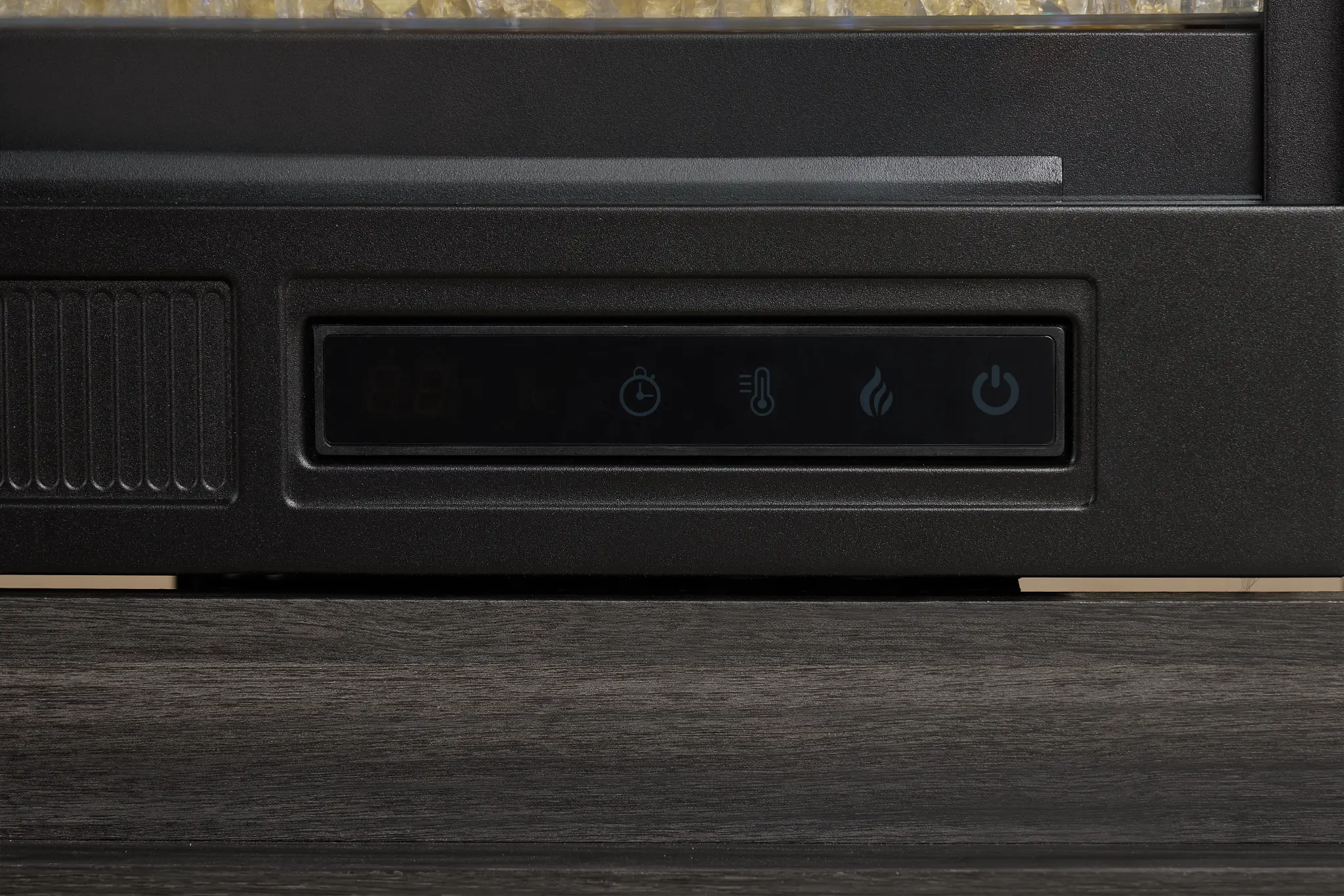 Roswell Dark Tone 65" Tv Stand With Fireplace Insert Roswell Dark Tone 65" Tv Stand With Fireplace Insert