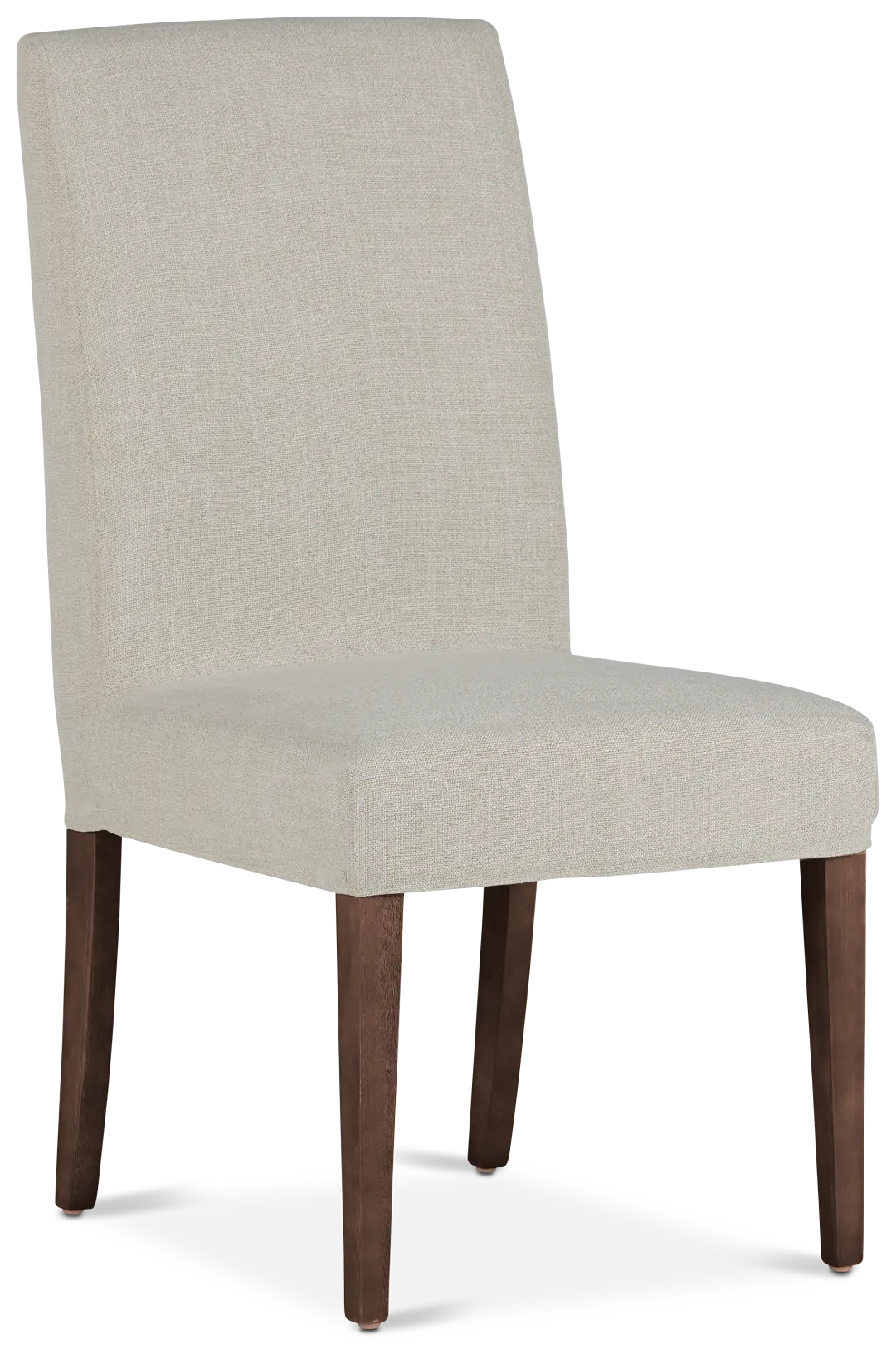 Harbor Light Beige Short Slipcover Chair With Medium-tone Leg Harbor Light Beige Short Slipcover Chair With Medium-tone Leg