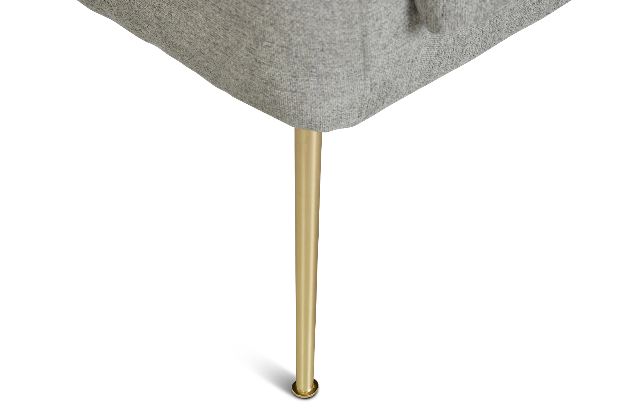 Aubrey Light Gray Fabric Accent Chair