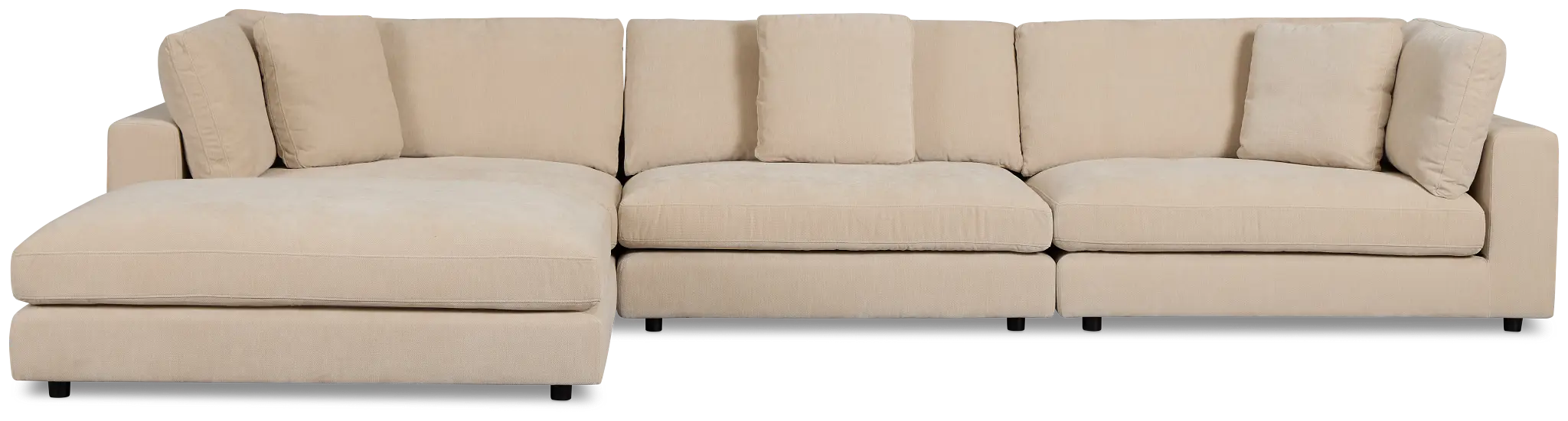 Lounge Light Beige Small Chaise Sectional Lounge Light Beige Small Chaise Sectional