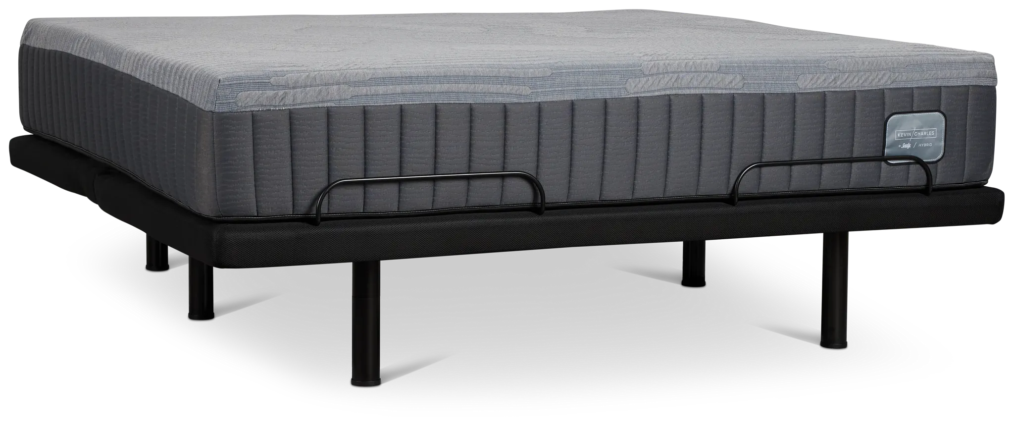 Kevin Charles By Sealy Hybrid Plush Elite Adjustable Mattress Set