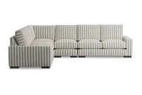 Edgewater Sea Lane Dark Gray Medium Two-arm Sectional