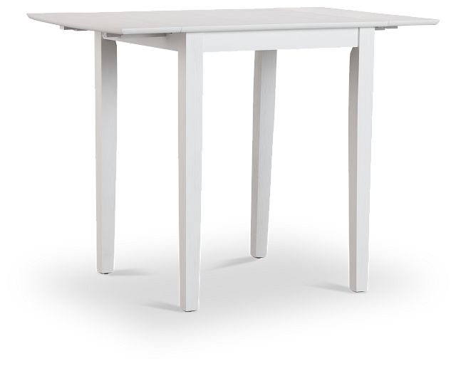 Woodstock White Drop Leaf High Dining Table (1)