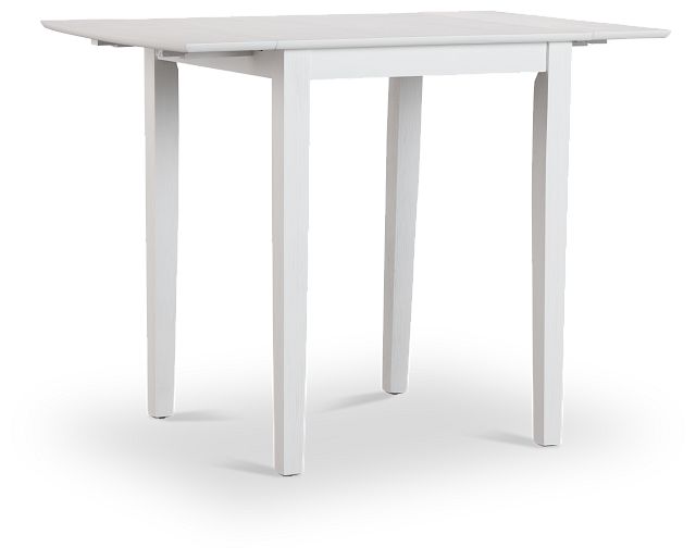 Woodstock White Drop Leaf High Dining Table