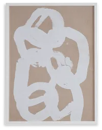 Ferrera White Framed Wall Art