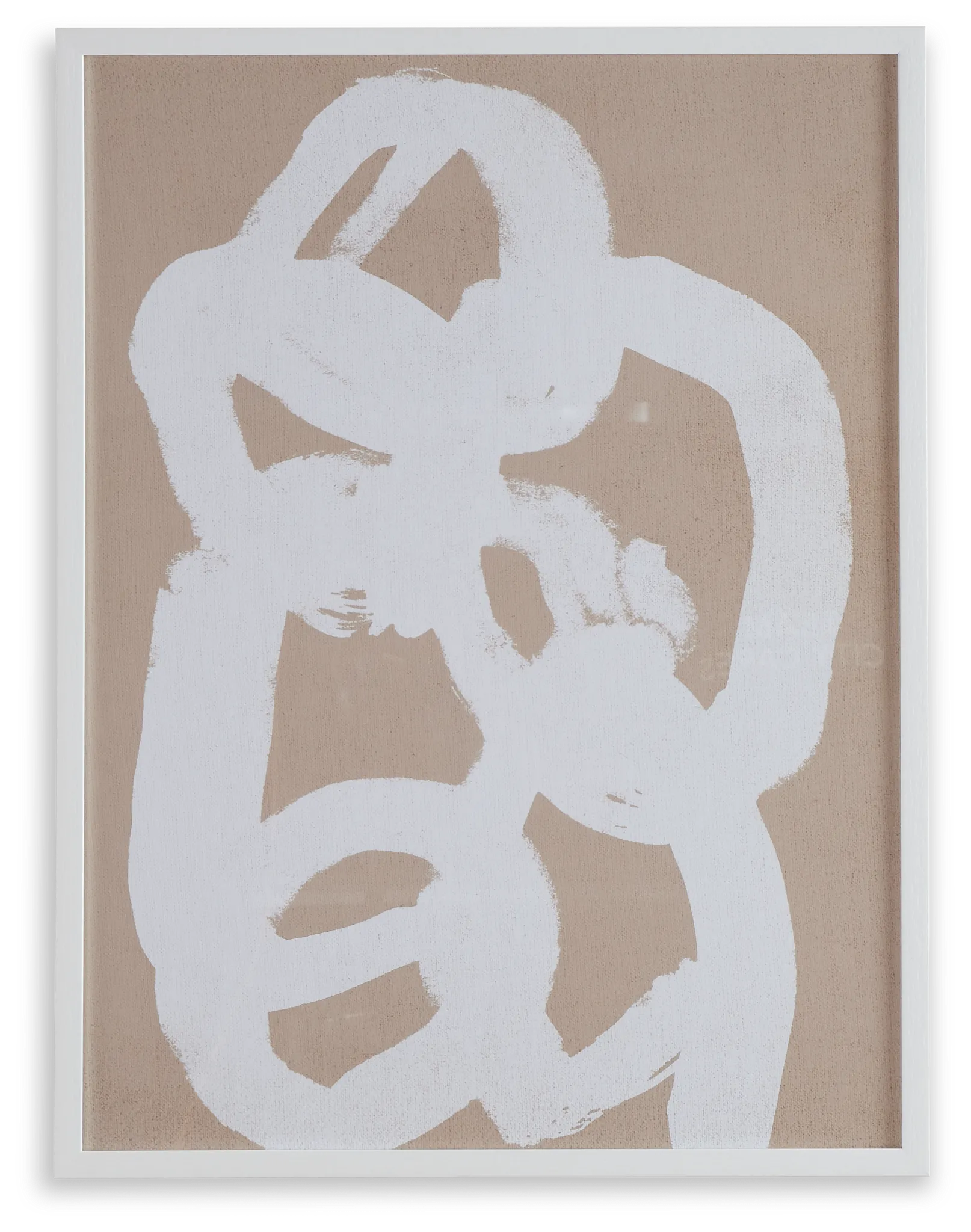 Ferrera White Framed Wall Art