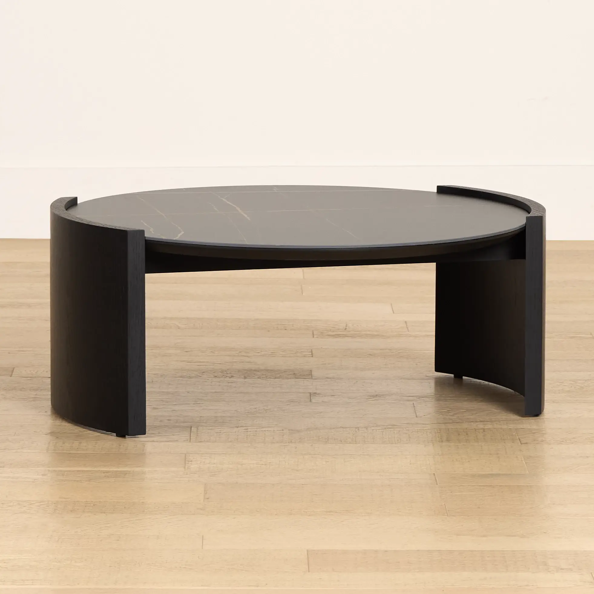 Nomad Black Ceramic Round Coffee Table Nomad Black Ceramic Round Coffee Table