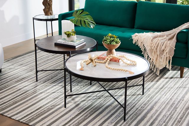 Emmy Marble Large Coffee Table
