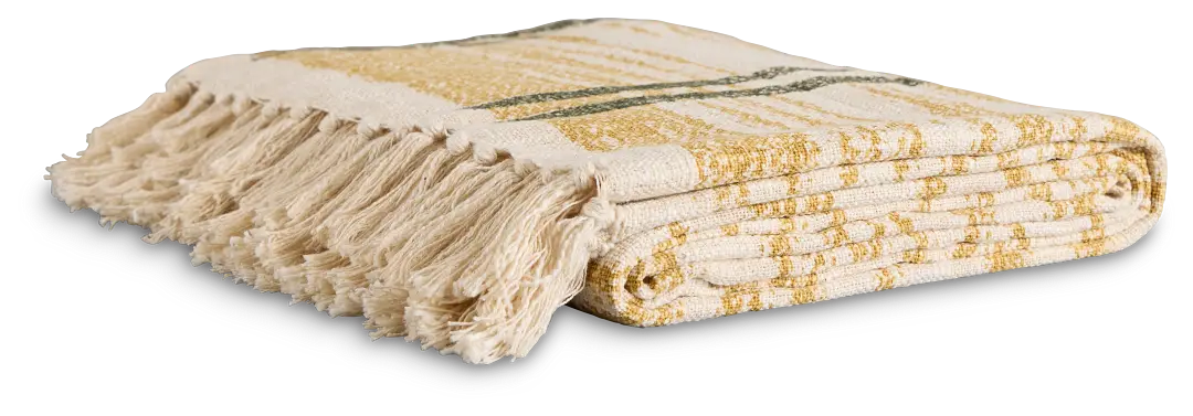 Calma Ivory 60" X 90" Throw Calma Ivory 60" X 90" Throw