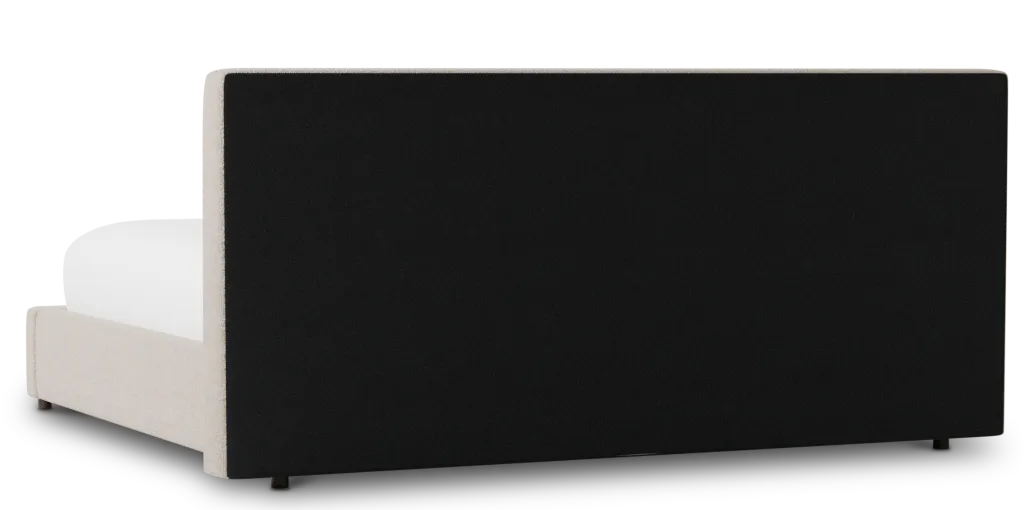 Grayton Elite Taupe 44" Upholstered Platform Bed