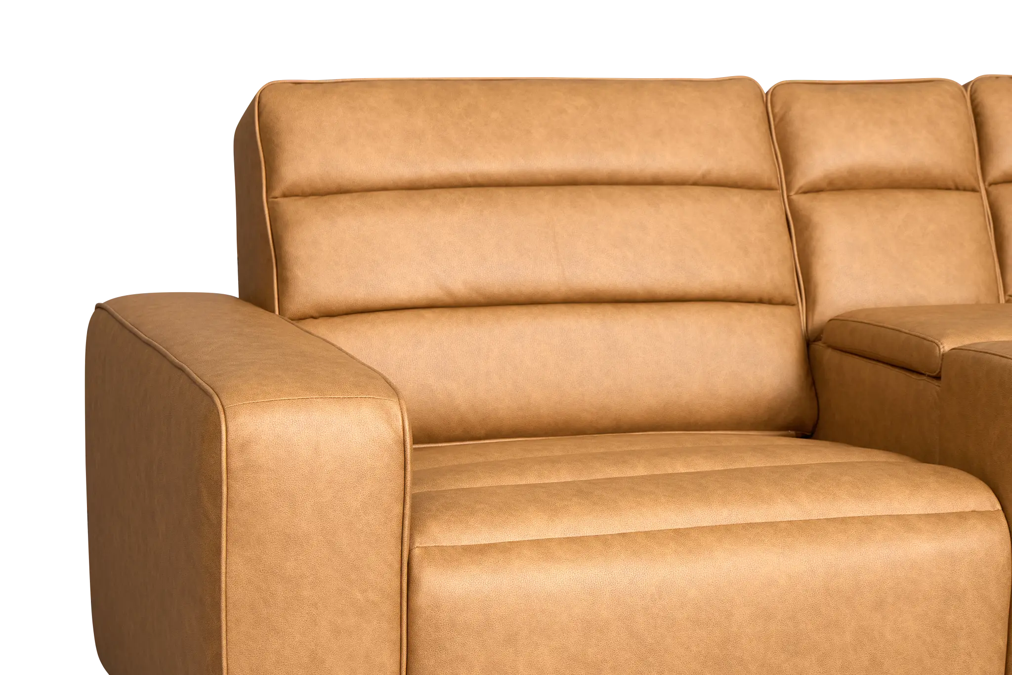 Sawyer Light Brown Micro Power Reclining Console Loveseat Sawyer Light Brown Micro Power Reclining Console Loveseat
