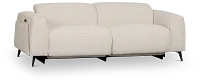 Reyna Light Beige Fabric Power Reclining Sofa