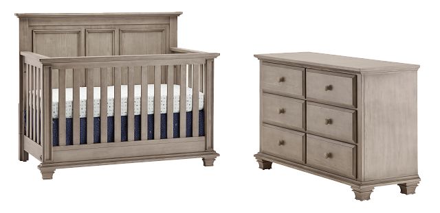 Kenilworth Light Tone Crib Bedroom