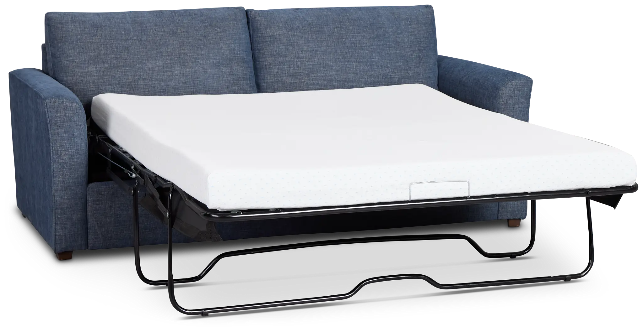 Davis Dark Blue Micro Memory Foam Sleeper Davis Dark Blue Micro Memory Foam Sleeper