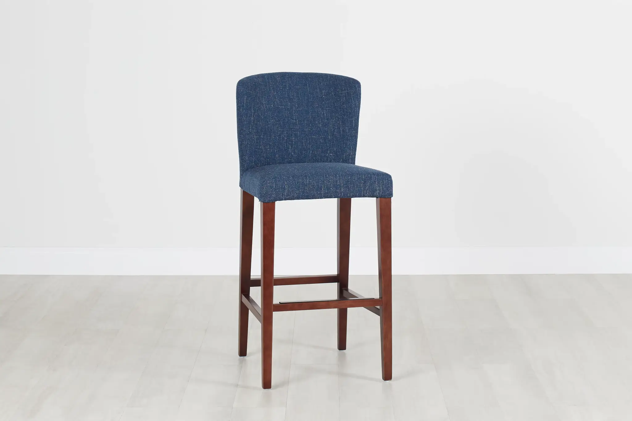 Bentley Dark Blue 30" Upholstered Barstool Bentley Dark Blue 30" Upholstered Barstool