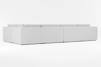 Destin Suave Gray Fabric 8-piece Pit Sectional