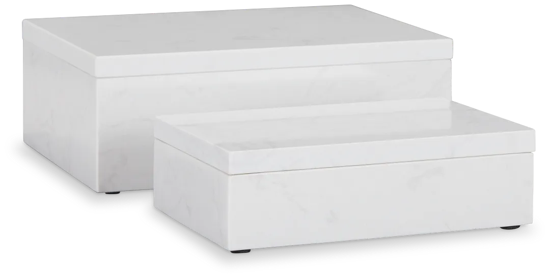 Polar White Set Of 2 Box