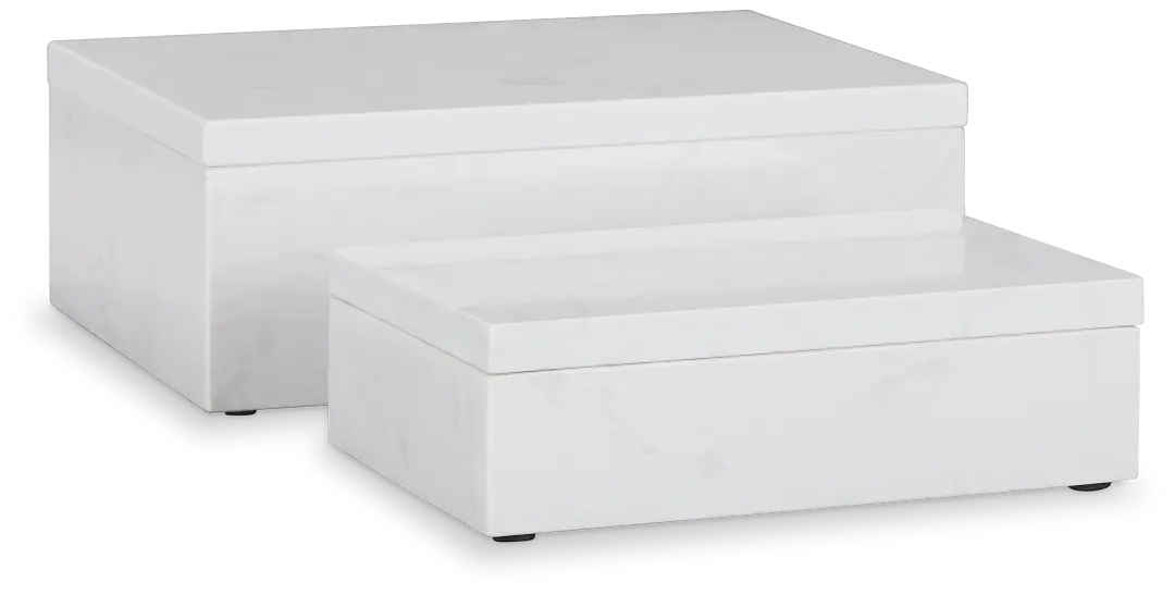 Polar White Set Of 2 Box Polar White Set Of 2 Box