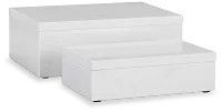 Polar White Set Of 2 Box