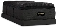 Beautyrest Black Series Two Plush Pillow Top Low-profile Mattress Set