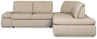 Eden Gray Micro Small Two-arm Sectional