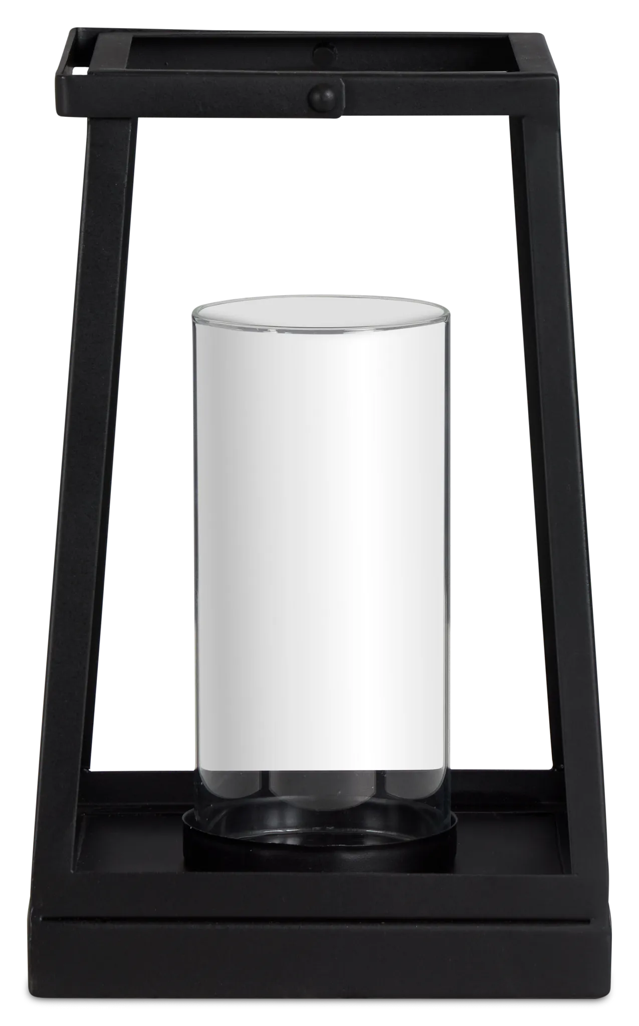 Gloria Black Medium Lantern