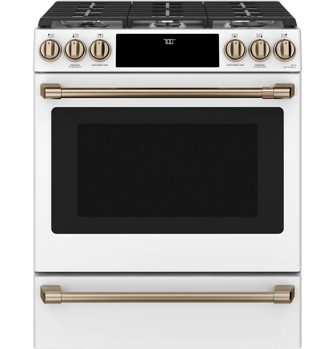 Cafe 700 Series White 30" Gas Range Cafe 700 Series White 30" Gas Range