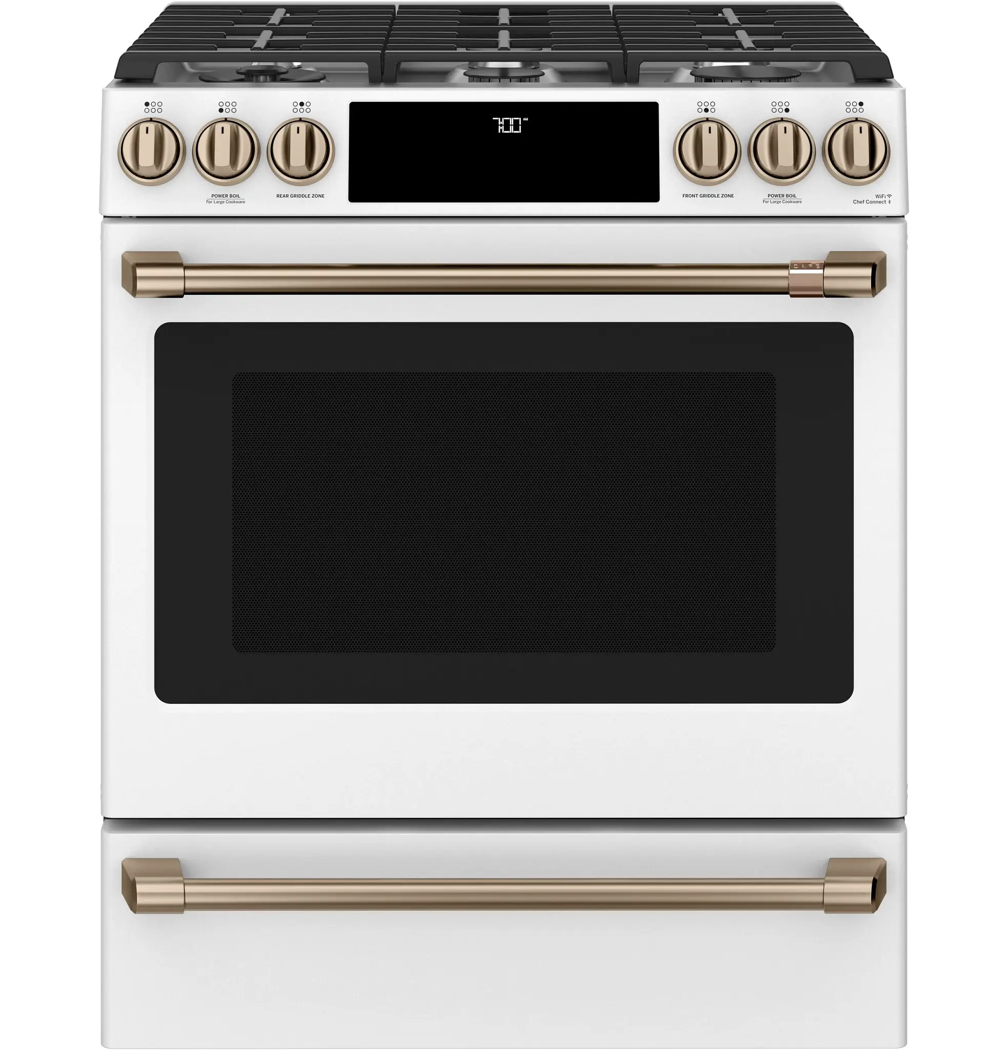 Cafe 700 Series White 30" Gas Range Cafe 700 Series White 30" Gas Range