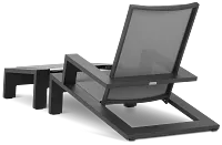 Linear Dark Gray Chair & Otto