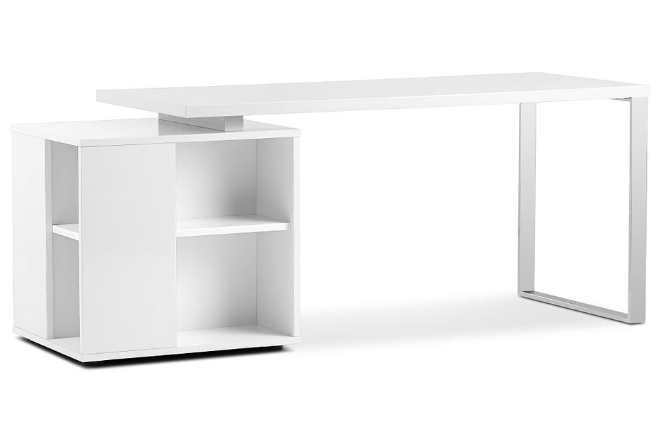 Vancouver White Storage Desk