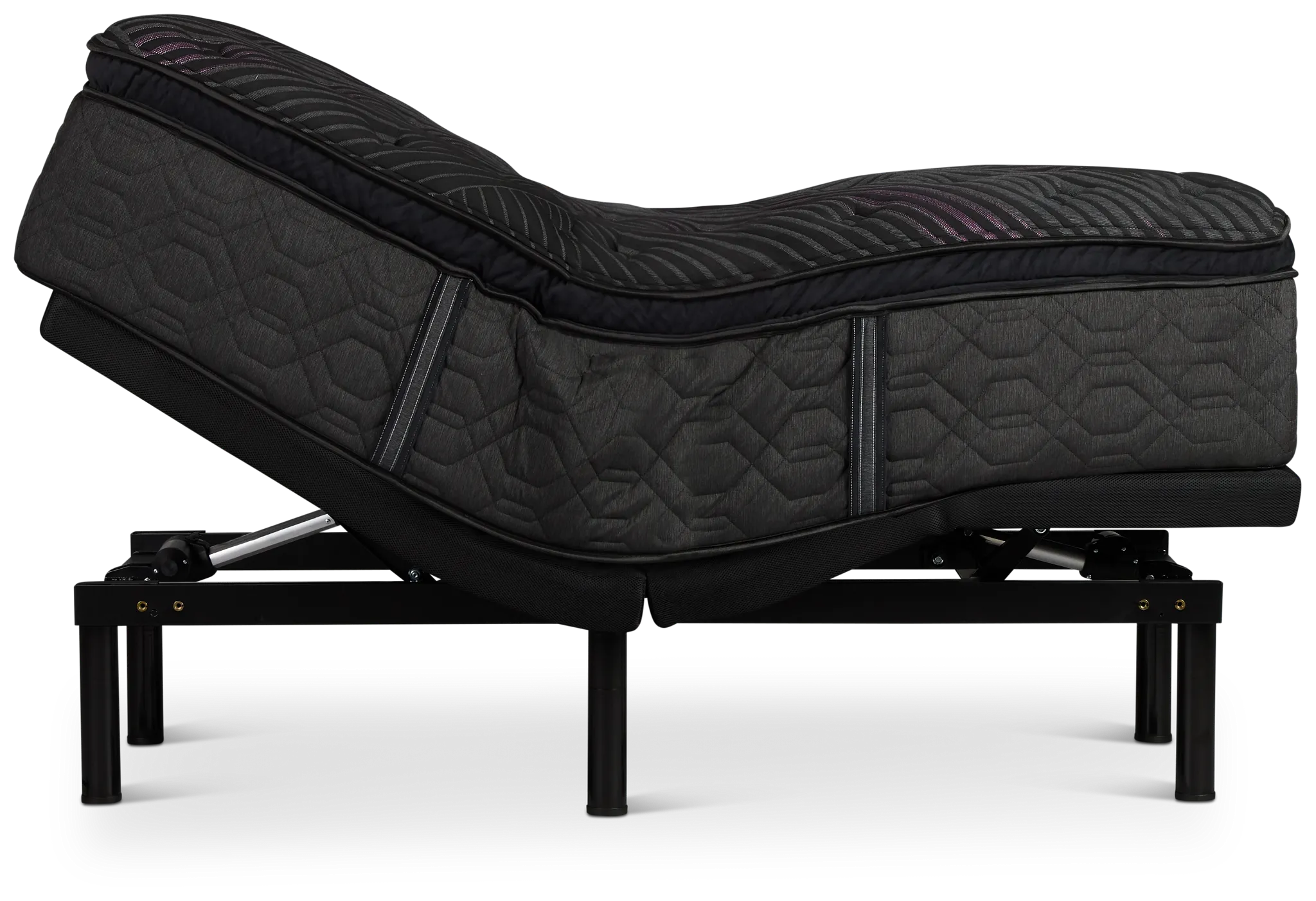 Beautyrest Black Series Two Plush Pillow Top Deluxe Adjustable Mattress Set