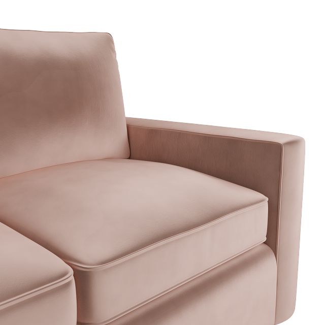Siesta Joya Light Pink Fabric Loveseat