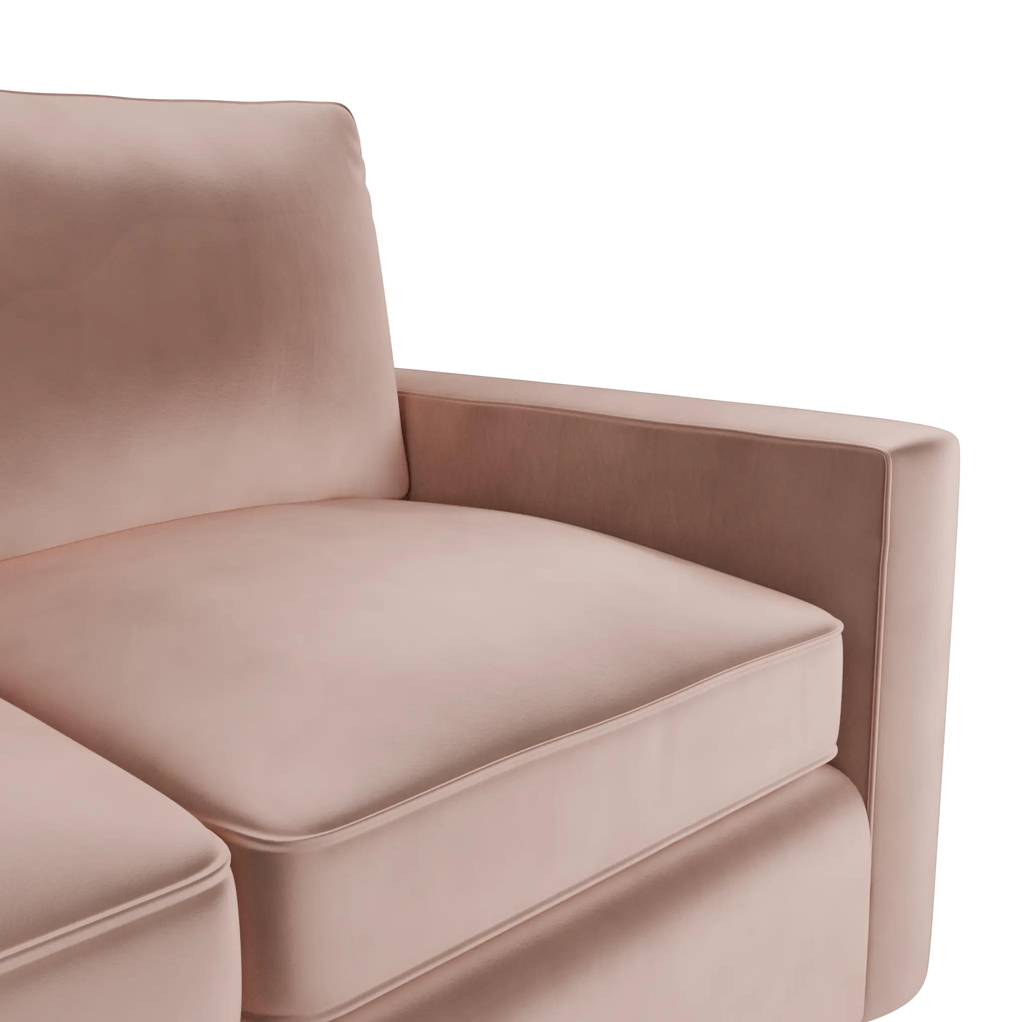 Siesta Joya Light Pink Fabric Loveseat Siesta Joya Light Pink Fabric Loveseat