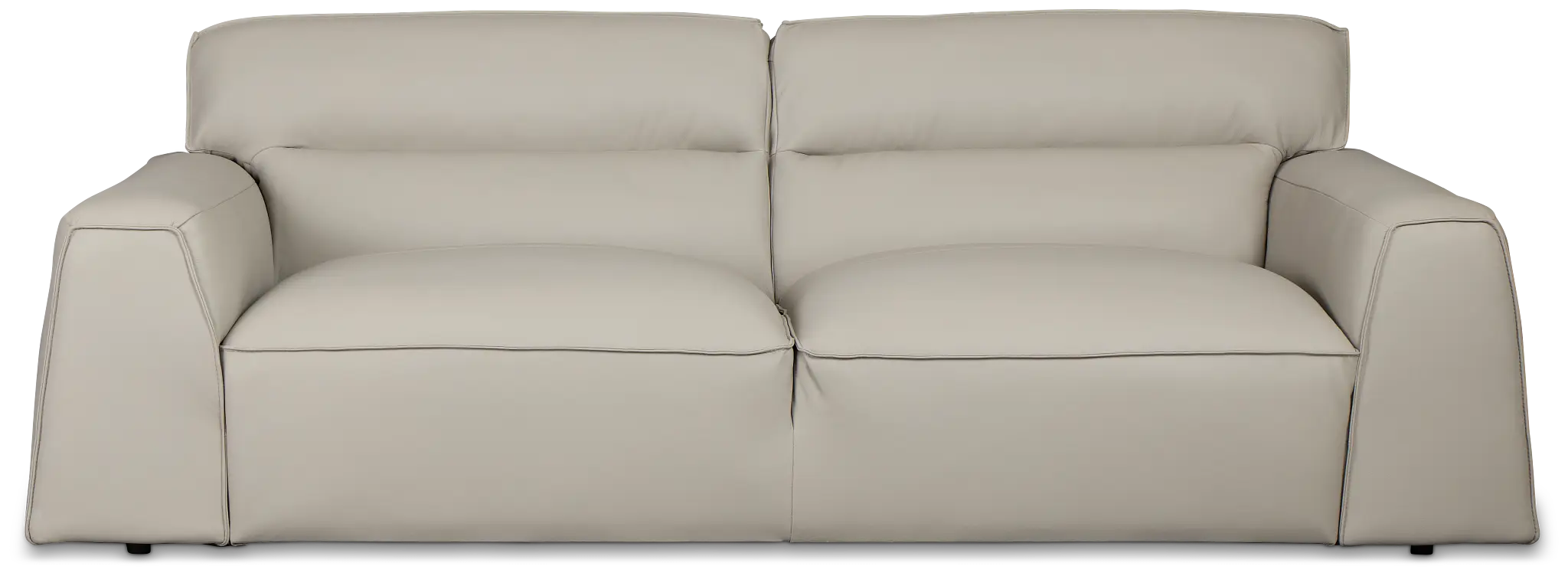 Blanca Gray Leather Sofa Blanca Gray Leather Sofa
