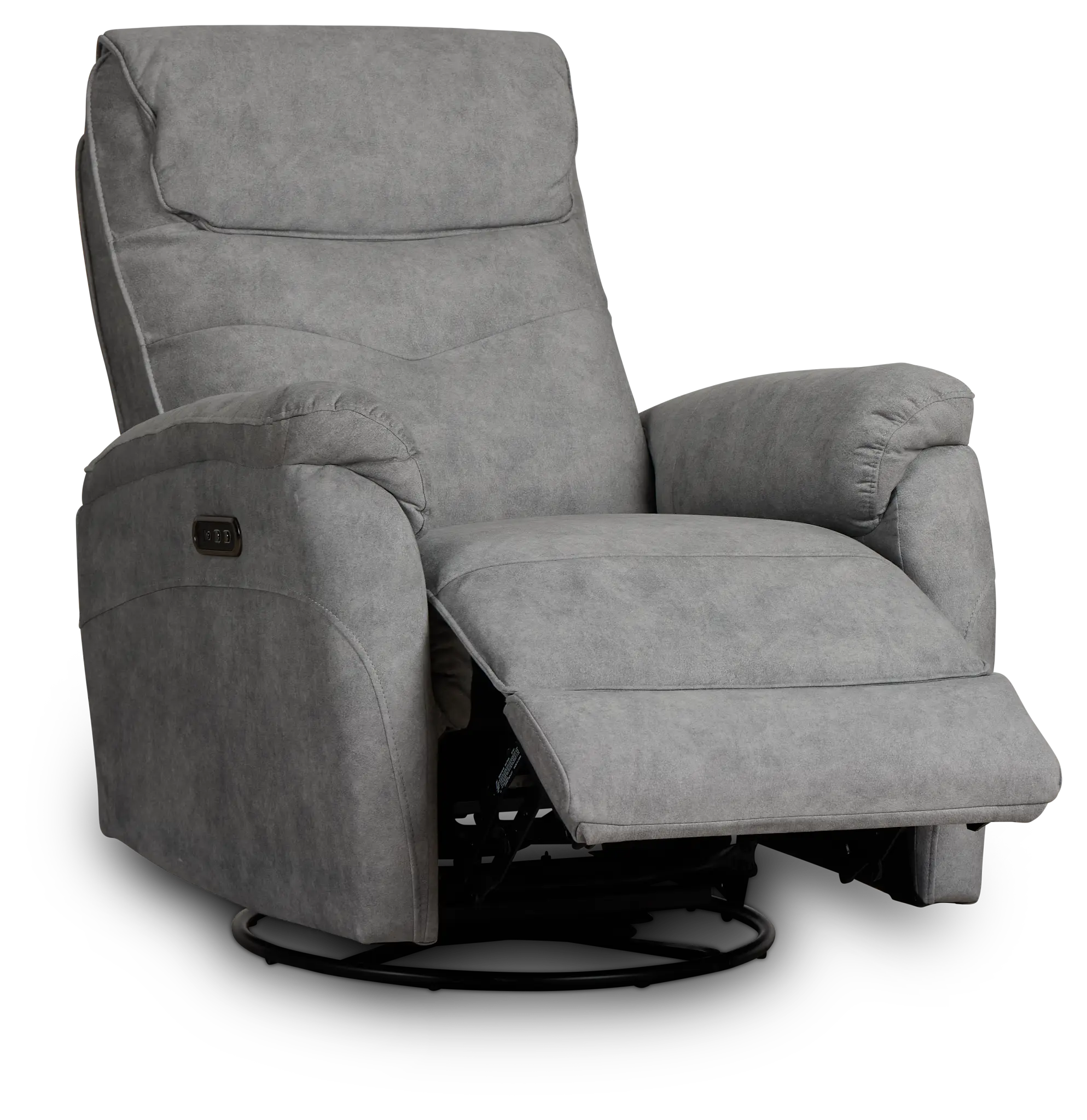 Ryder Gray Micro Power Swivel Glider Recliner Ryder Gray Micro Power Swivel Glider Recliner