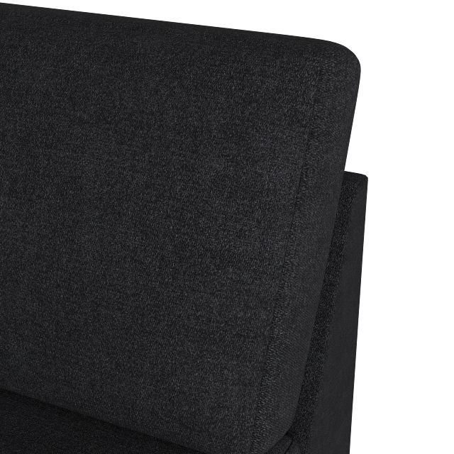 Citymod Dark Gray Fabric Armless Chair